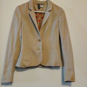 H&M cream blazer